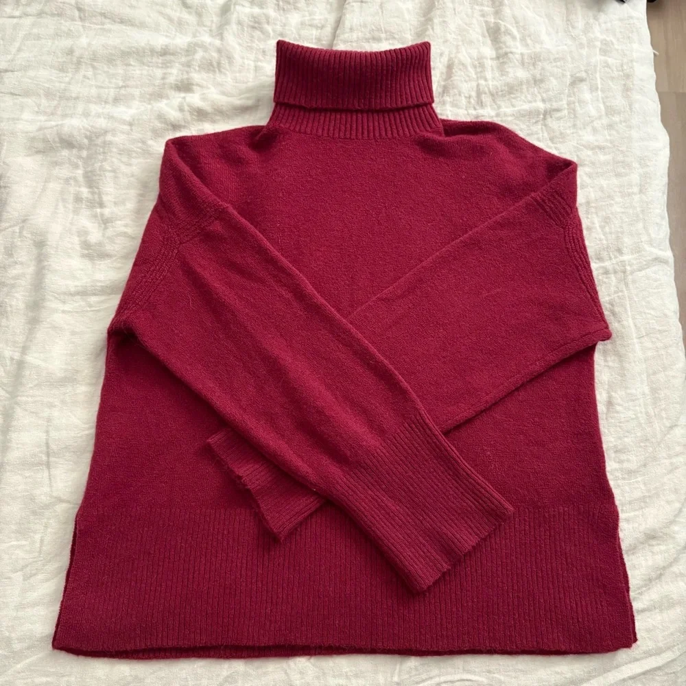 J. Crew Alpaca + Merino Wool Blend Turtleneck Sweater